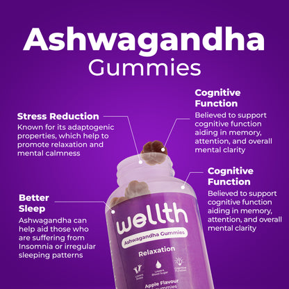 Our Ashwagandha gummies harness the power of this ancient adaptogen, traditionally used in Ayurvedic medicine to combat stress.